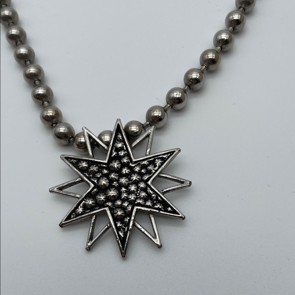 Parklane Silver Starburst Necklace